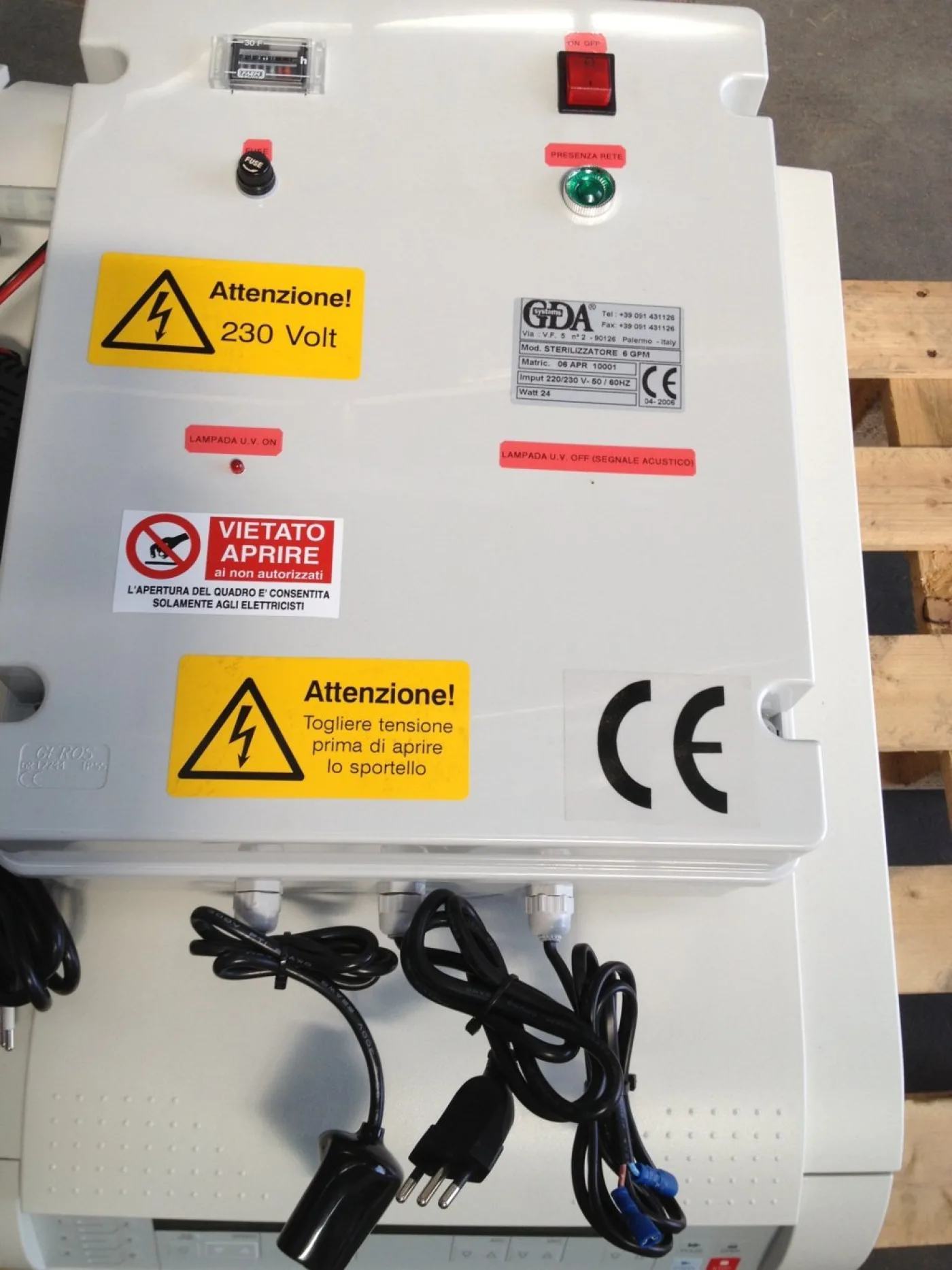 POMPA + STERILIZZATORE – GDA – MOD. UP7000 - 5