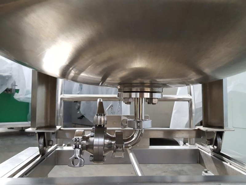 SERBATOIO INOX CARRELLATO – DE LAMA MOD. 300 L