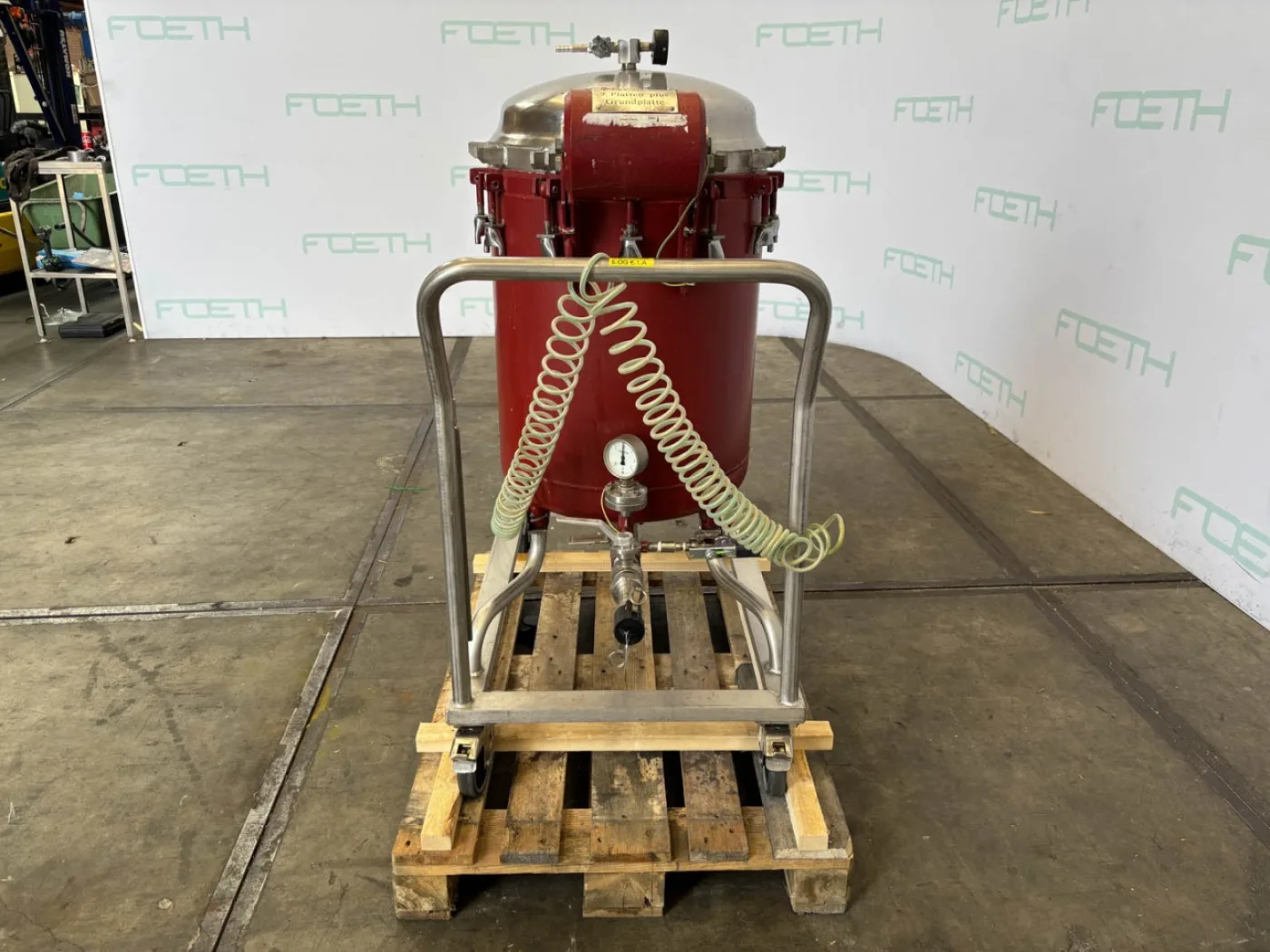Gauthier 9 plate 1,35m² - Horizontal plate filter - 5