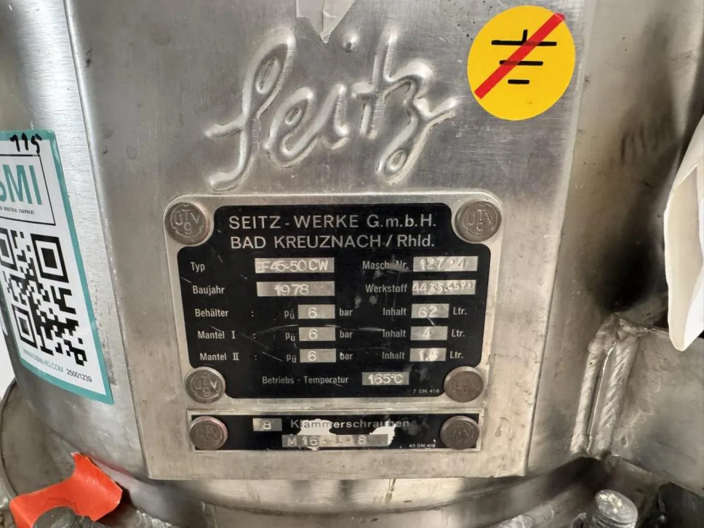 1978 Seitz werke Nutsche for Lab or Pilot Plant - 2