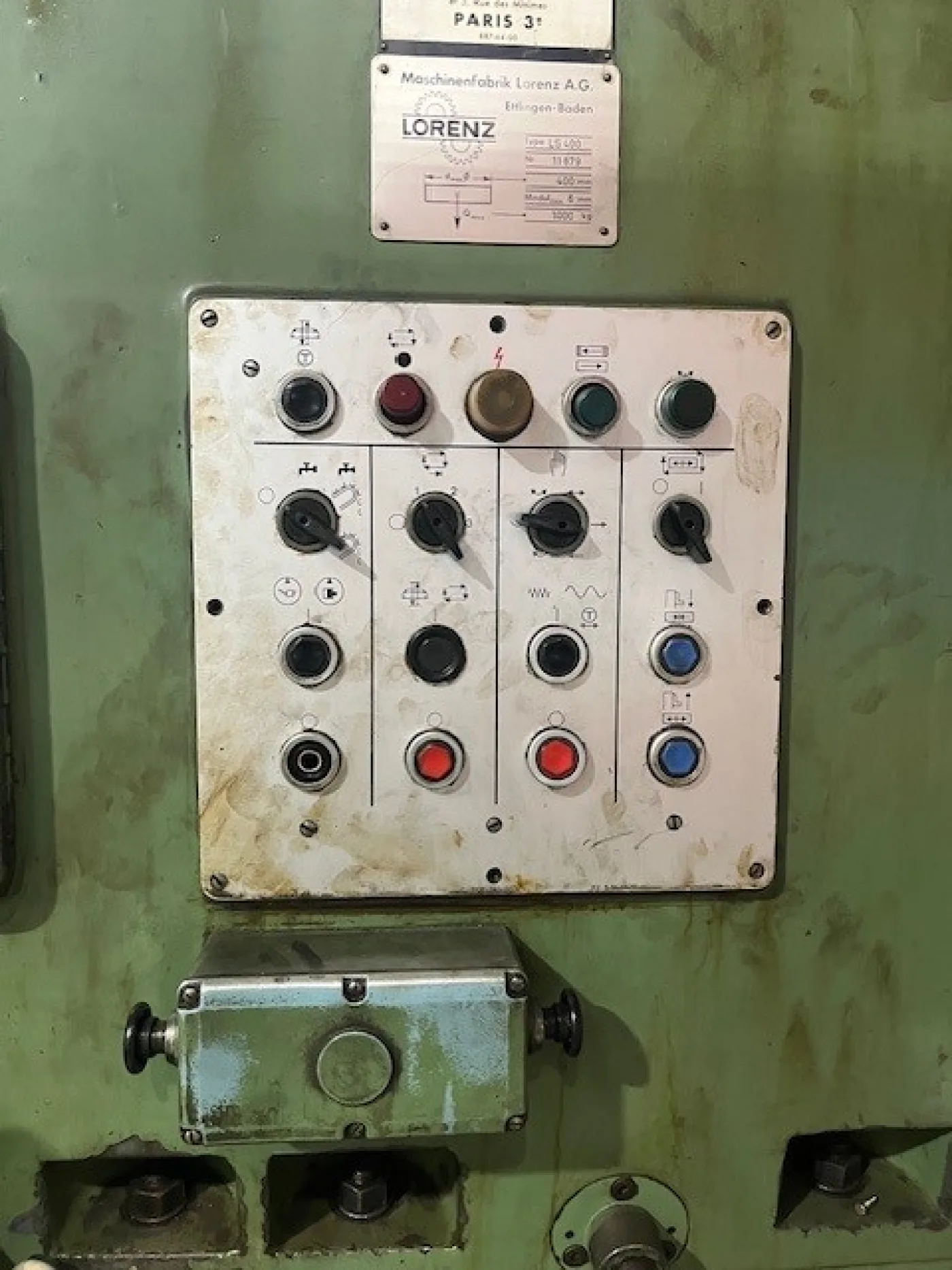 Gear shaping machine – LORENZ LS400 - 3