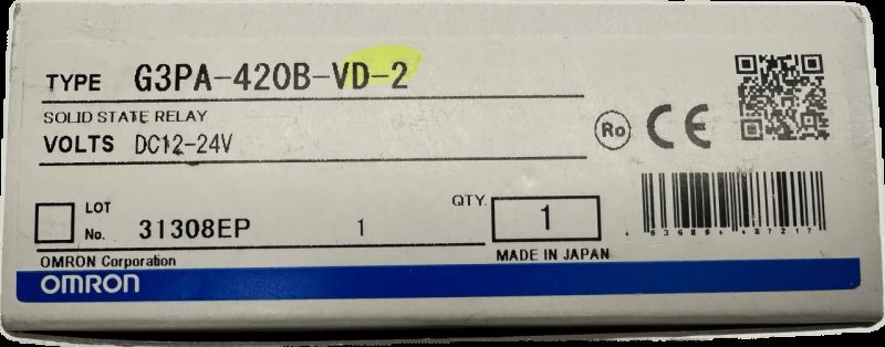 Omron Industrie Relais - Halbleiterrelais mit integriertem Kühlkorper G3PA-420B-VD-2