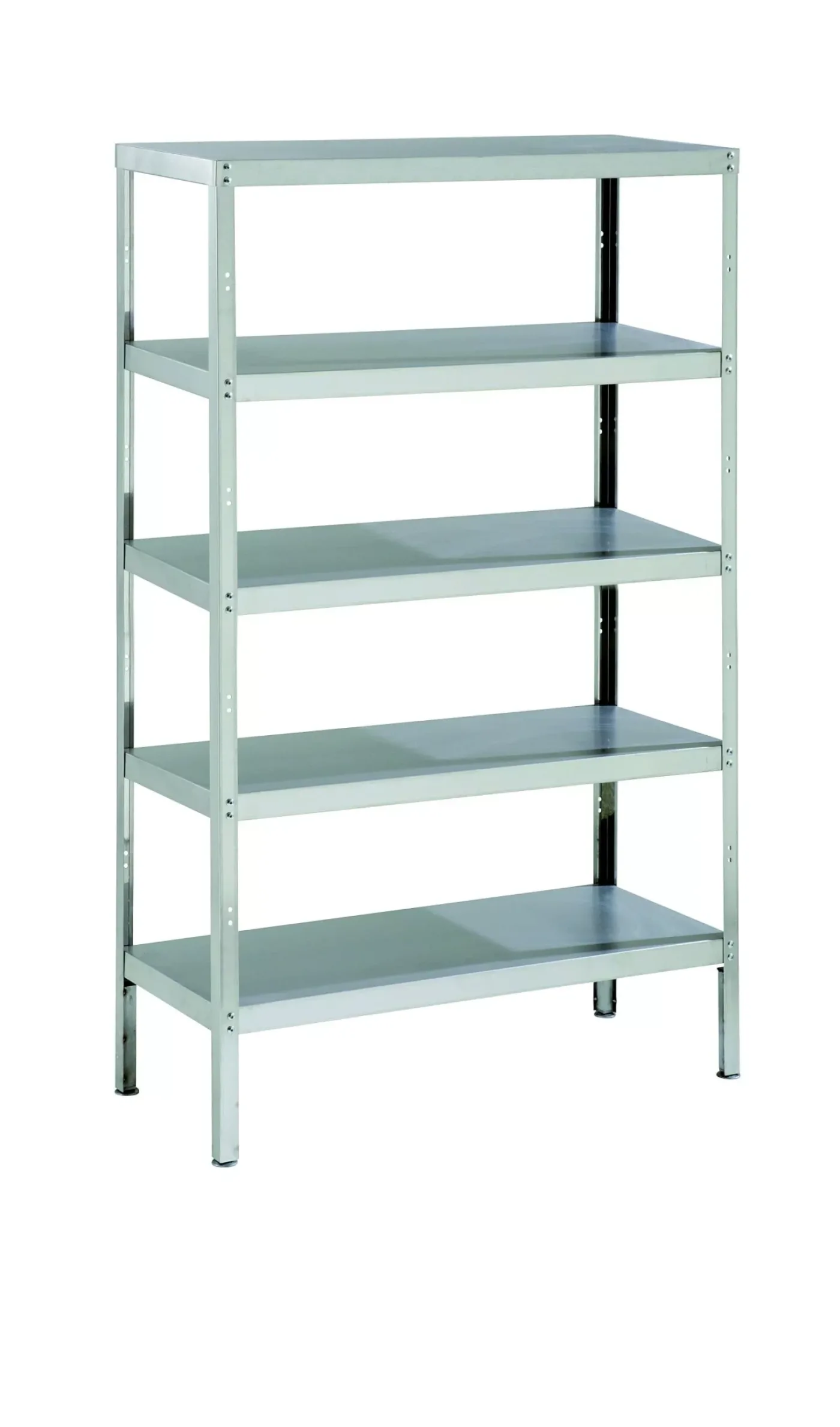 Parry S-Steel RACK5S 1500X400X1800, 5 x shelves. - islandcatering - 1