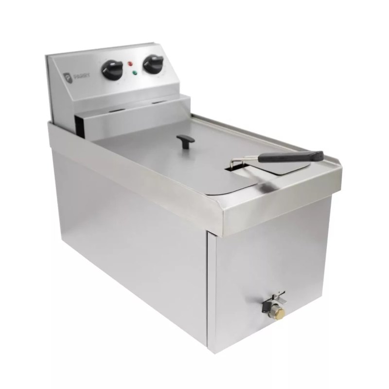 Parry Single Tank Single Basket Countertop Electric Fryer NPSF6 - islandcatering