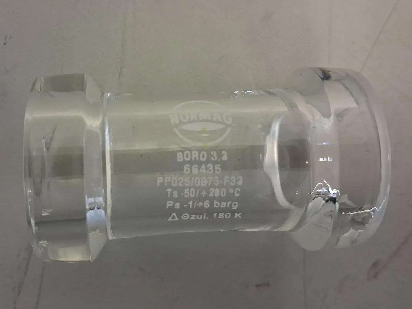 Normag Sichtglas aus hochwertigem Borosilikatglas 3.3 DN40 - 2