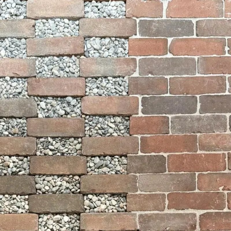 Waterpassing stone grid