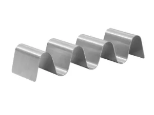 Table Craft Taco Taxi, 3-4 Tacos, Stainless Steel 19 x 5.5 x 4cm - islandcatering
