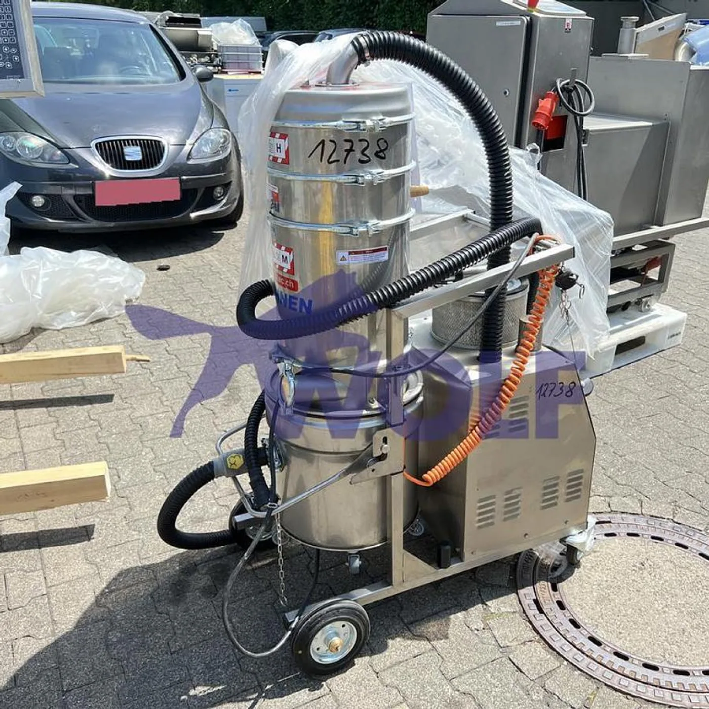 Industriestaubsauger KRAHNEN - Type EGS-2.6-MH-50-MFA - 1