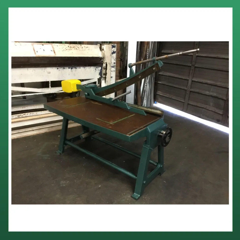 Hand Lever Sheet Metal Guillotine/Shear 1.0mm Capacity - WNS - W. Neal Services Ltd