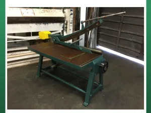 Hand Lever Sheet Metal Guillotine/Shear 1.0mm Capacity - WNS - W. Neal Services Ltd