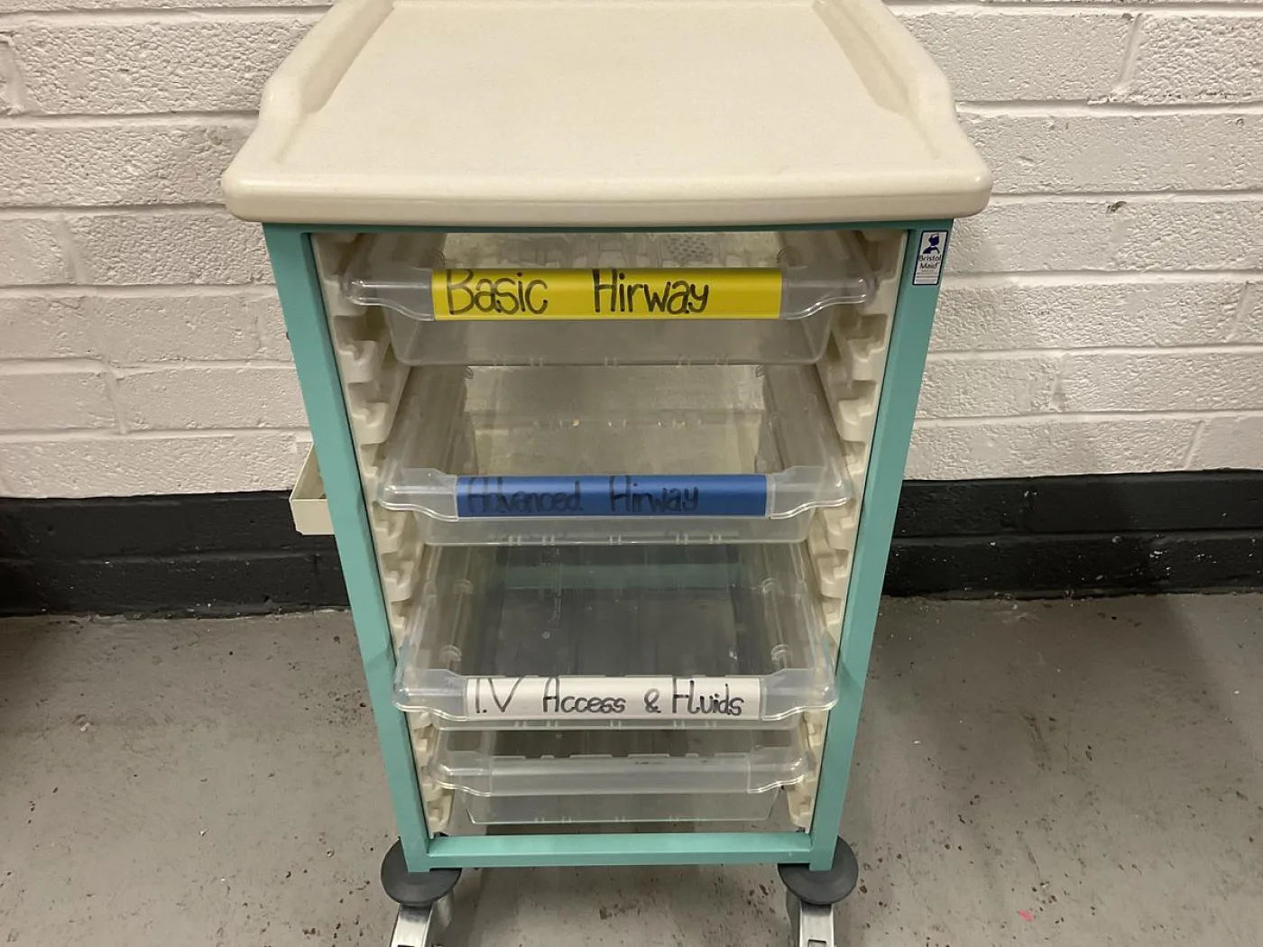 Bristol Maid Gratnells trolley 4 drawer - 2