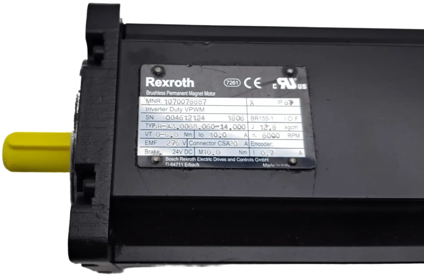 Rexroth Servomotor MNR:1070076657 - 3