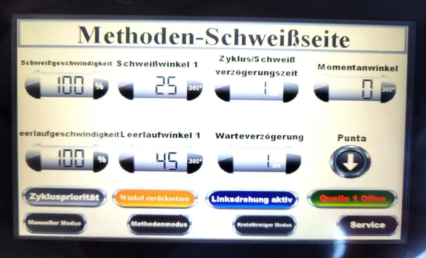 Schweißdrehtisch YKSPOZ 250 - 6