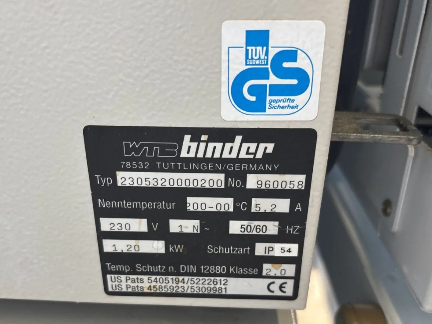 Binder VD-53 vacuum - Drying oven - 1
