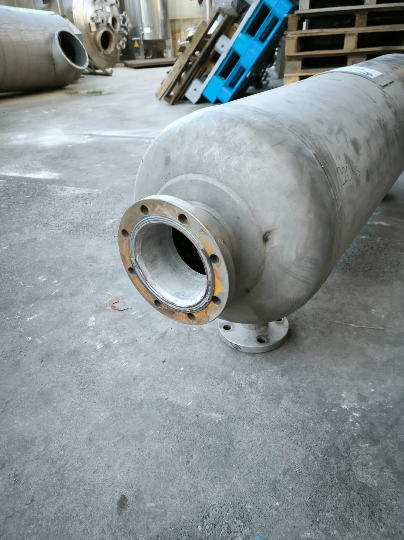 STAINLESS STEEL TUBULAR EXCHANGER 10,5 m2 - 4