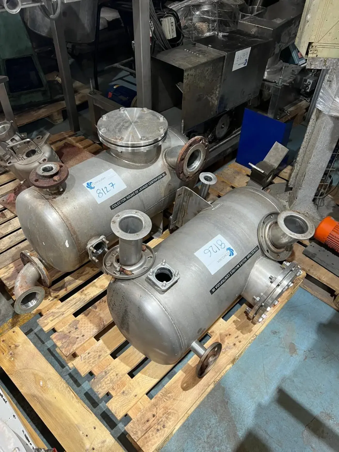USED MOTHER WATER TANK FOR CENTRIFUGE - 1