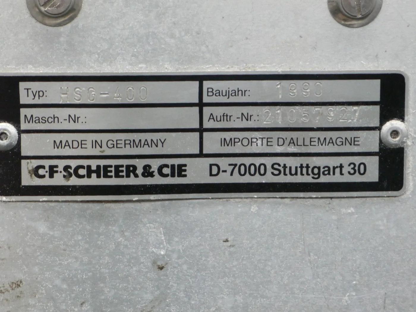 Scheer & Cie HSG400 - Pelletiser - 2