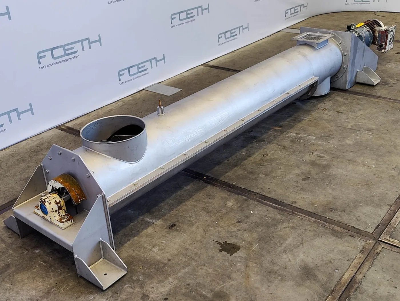 2870mm length - Horizontal screw conveyor - 4