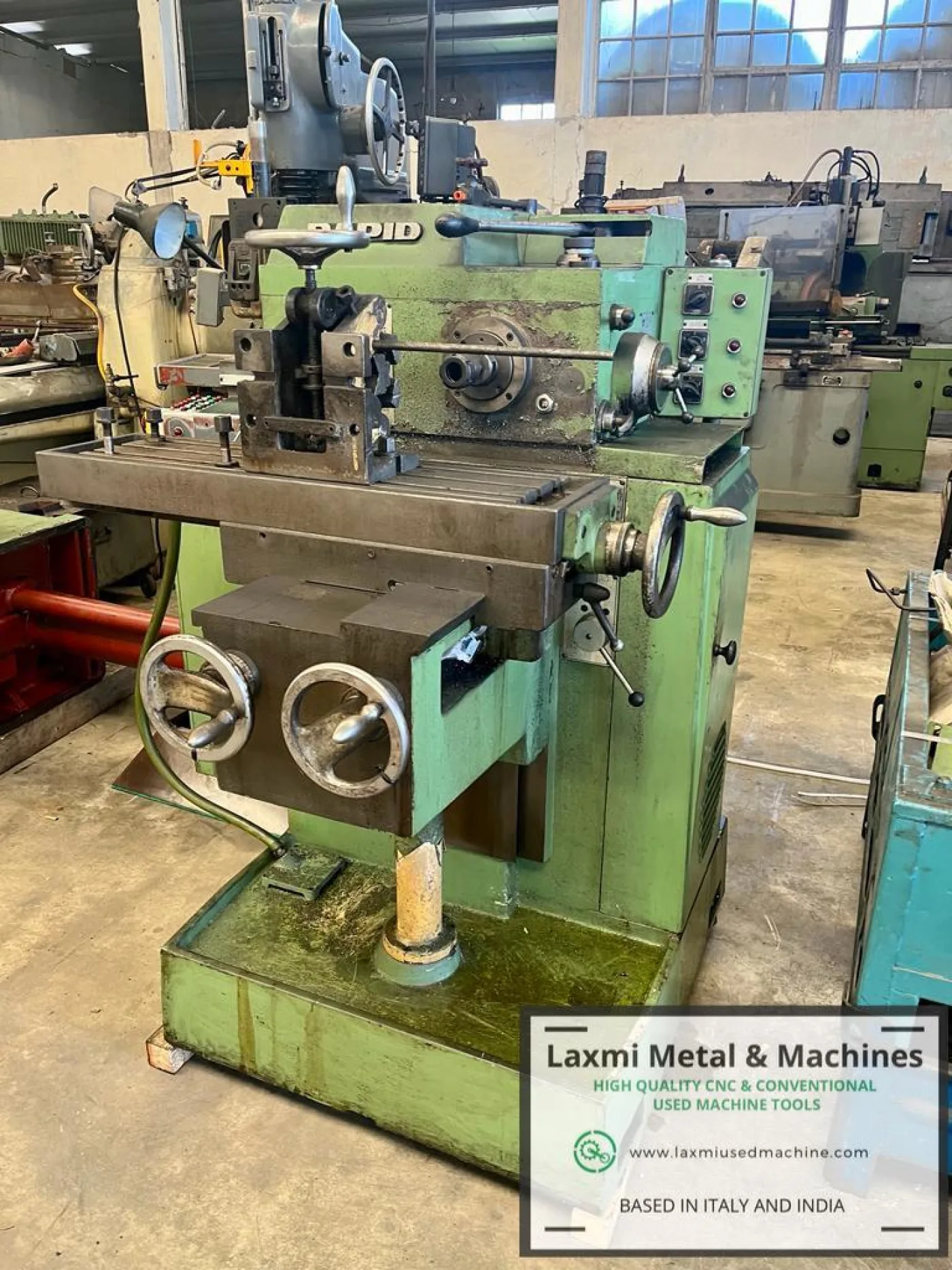 KEY-WAY MILLING MACHINE, RAPID - 200 NK - Laxmi Metal & Machines, Rohtak - 1