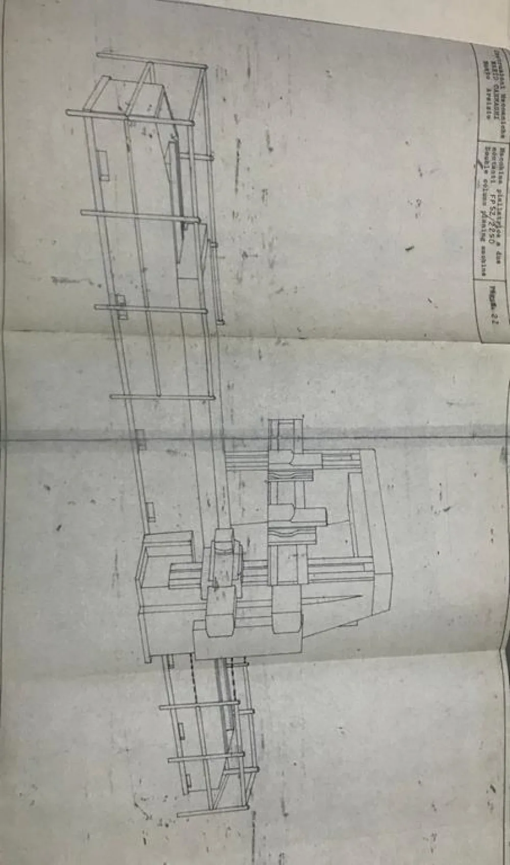 PLANER, MARIO CARNAGHI - FP52/2250 - Laxmi Metal & Machines, Rohtak