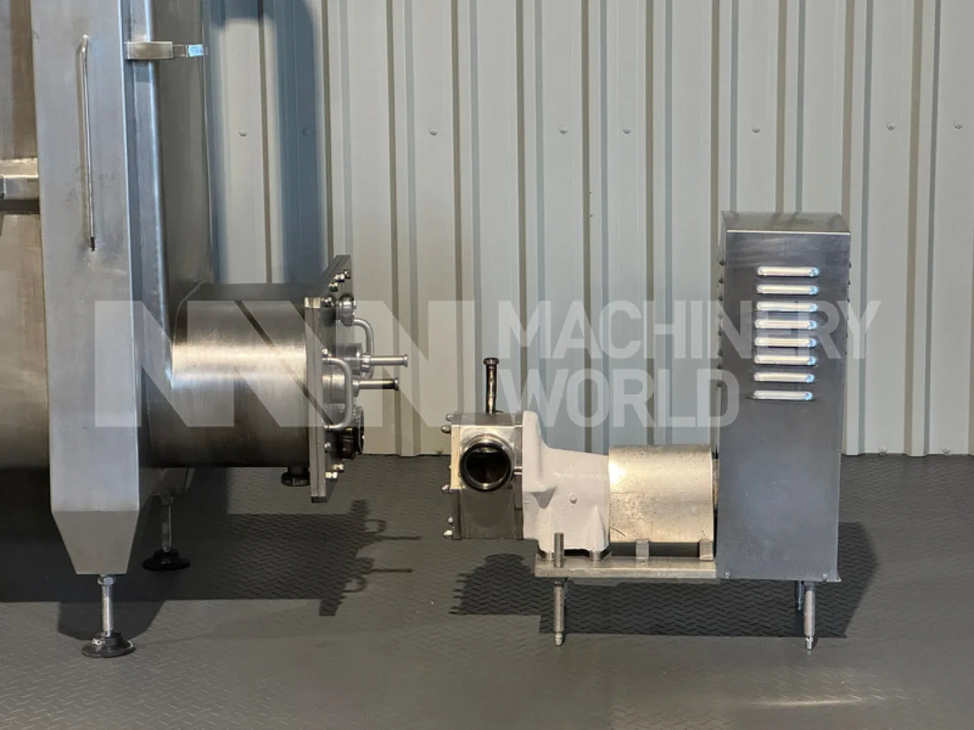 3,000kg Simon Freres Bulk Butter Silo with Twin Screw Auger & Butter Pump - 7