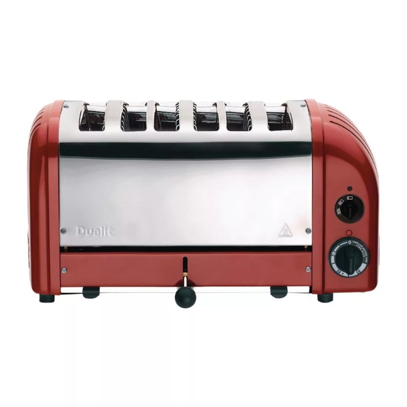 Dualit 6 Slice Vario Toaster Red 60154 - islandcatering