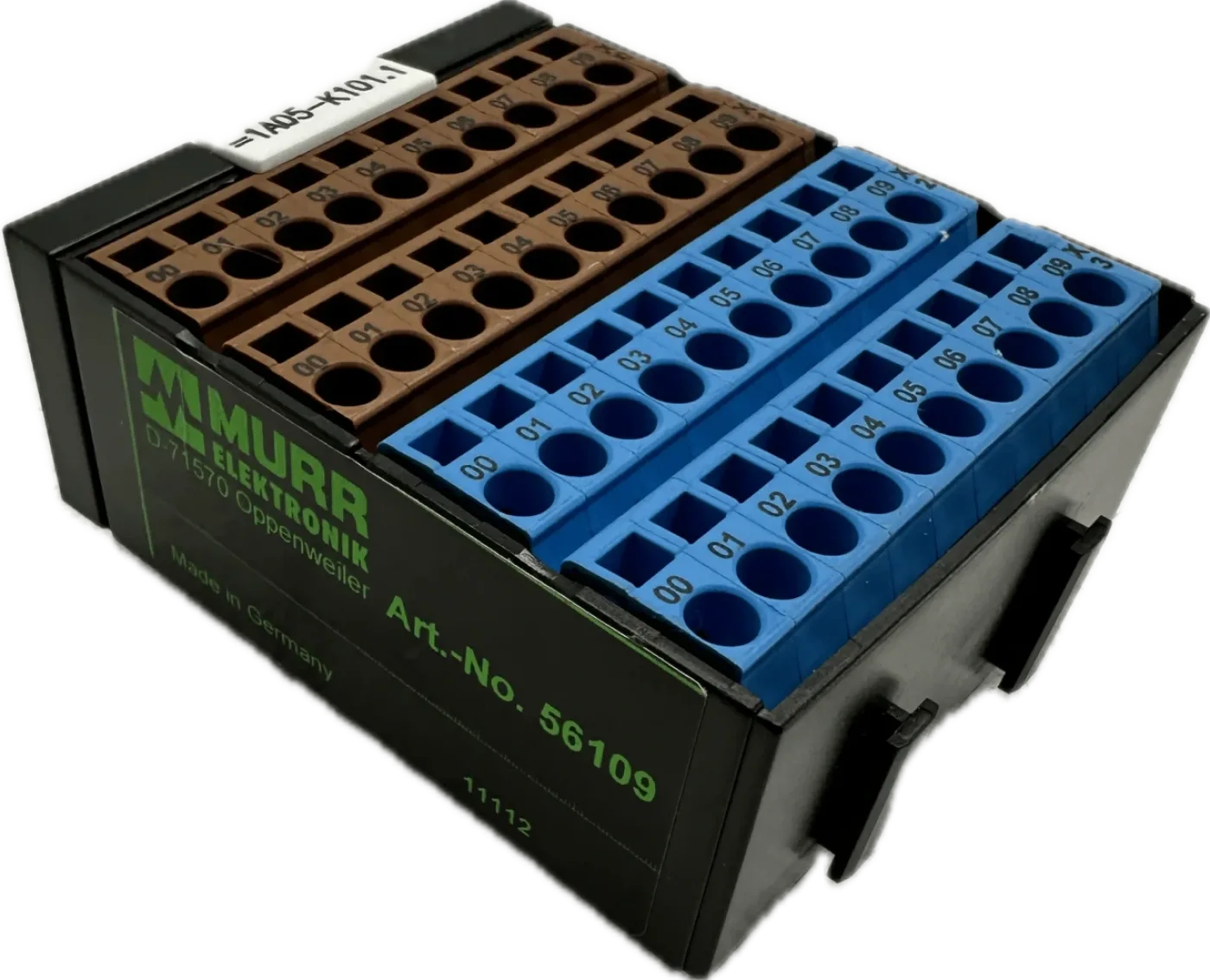 Murr-Electronic Potenzialklemmenblock braun blau 56109 - 1