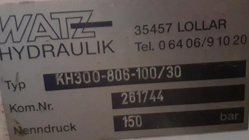 Grupo hidráulico WATZ HYDRAUILIK