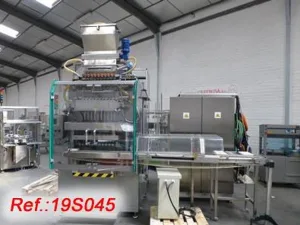 LLENADORA - CERRADORA DE SOBRES DE STICK-PACK "MARCHESINI" MTP-10 DE 10 PISTAS VOLUMÉTRICO