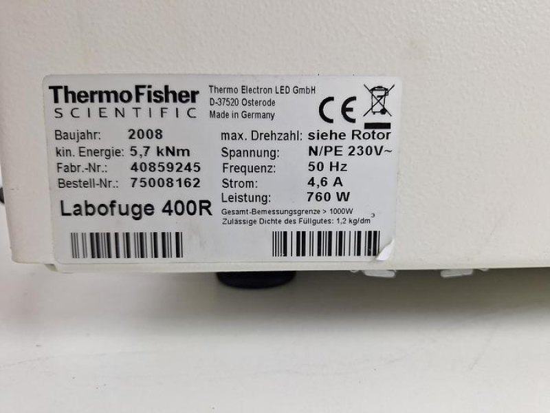 Thermo Fisher Scientific Labofuge 400R refrigerated Centrifuge