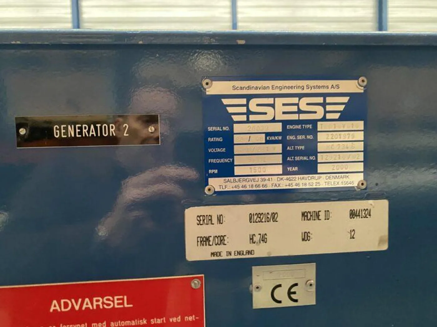 2000 DEUTZ TBD 616-V16 / STAMFORD DIESEL GEN.SET 800 KVA - 5