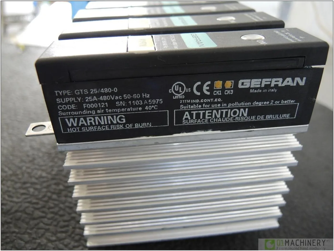 2011 GEFRAN GTS 25A/480 Vac AI2548 - 2