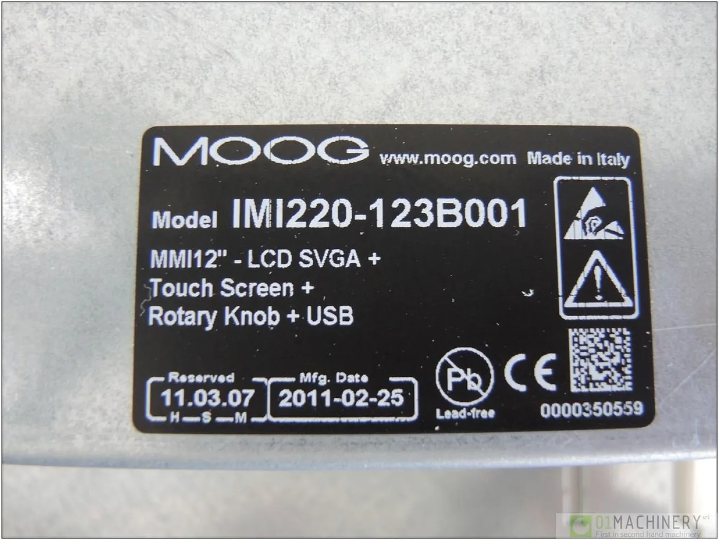 2011 MOOG IMI220-123B001 AI2574 - 6