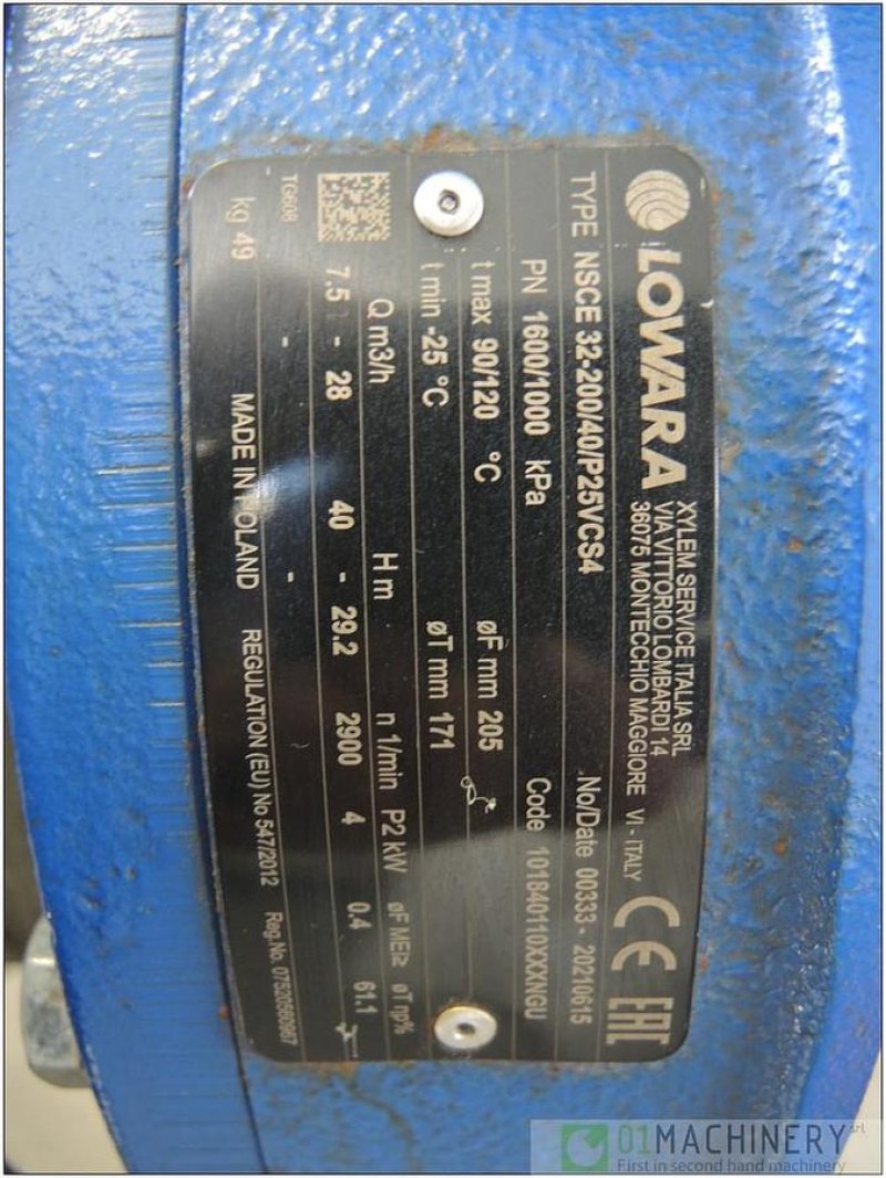 2021 LOWARA NSCE32-20040P25VCS4 AI2919