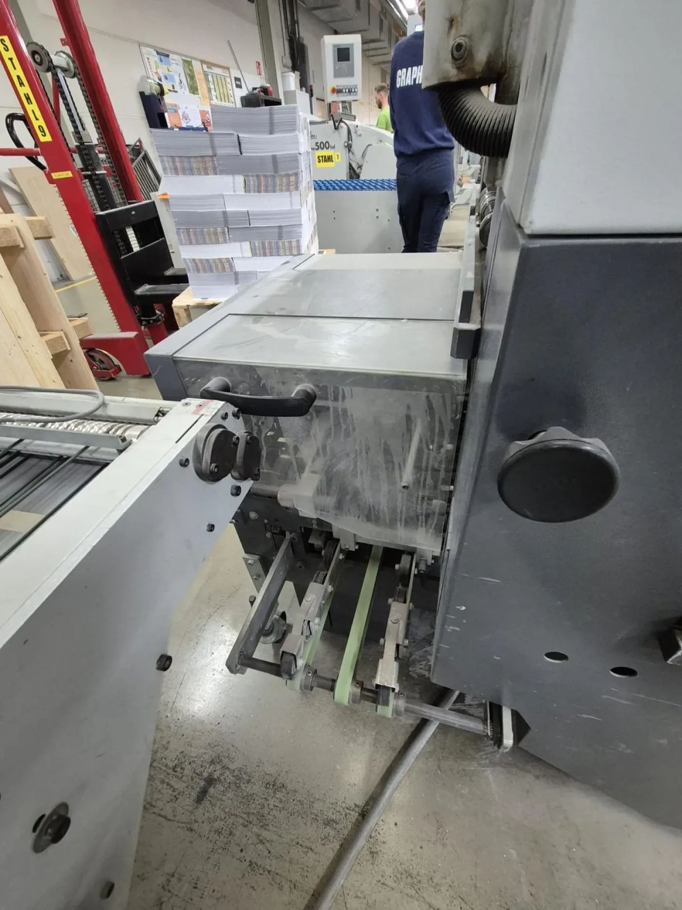 Heidelberg KH82 4KLL 32 pagine piegatrice combi automatica - 4