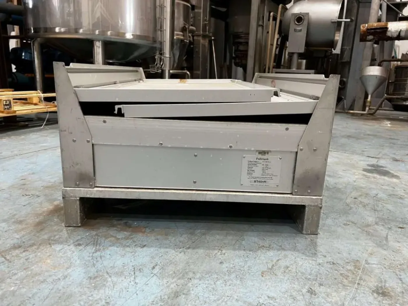 USED STEDIM PLT 500 ALU REMOVABLE DRAWER 500 LITERS - 4