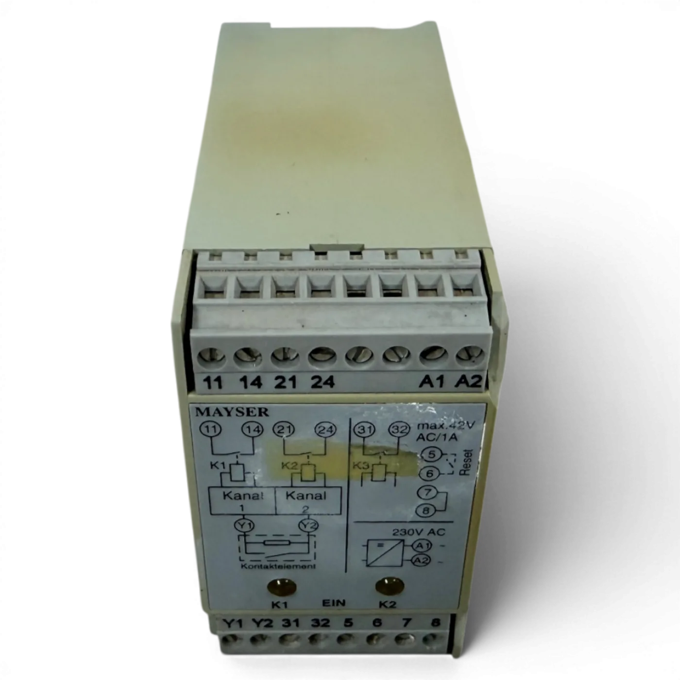 Mayser SG-EFS 134 ZK2/1 L20ms Sicherheitsschaltgerät Sicherheitsrelais - 3