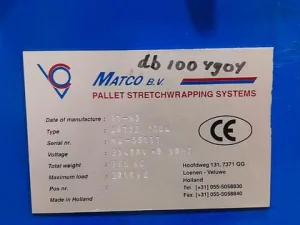 1999 Matco A618Z PREA