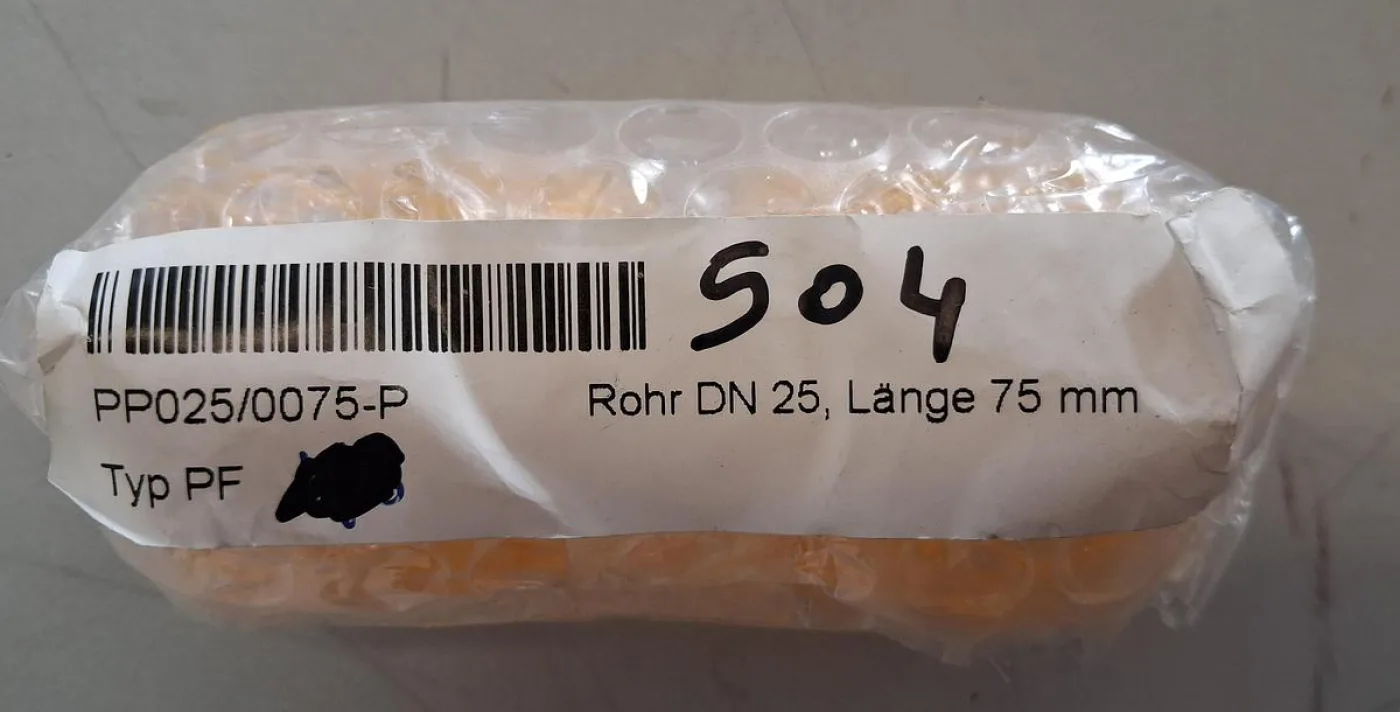 Normag Glasverbindungsrohr Typ PP025/0075-P DN25 - 5