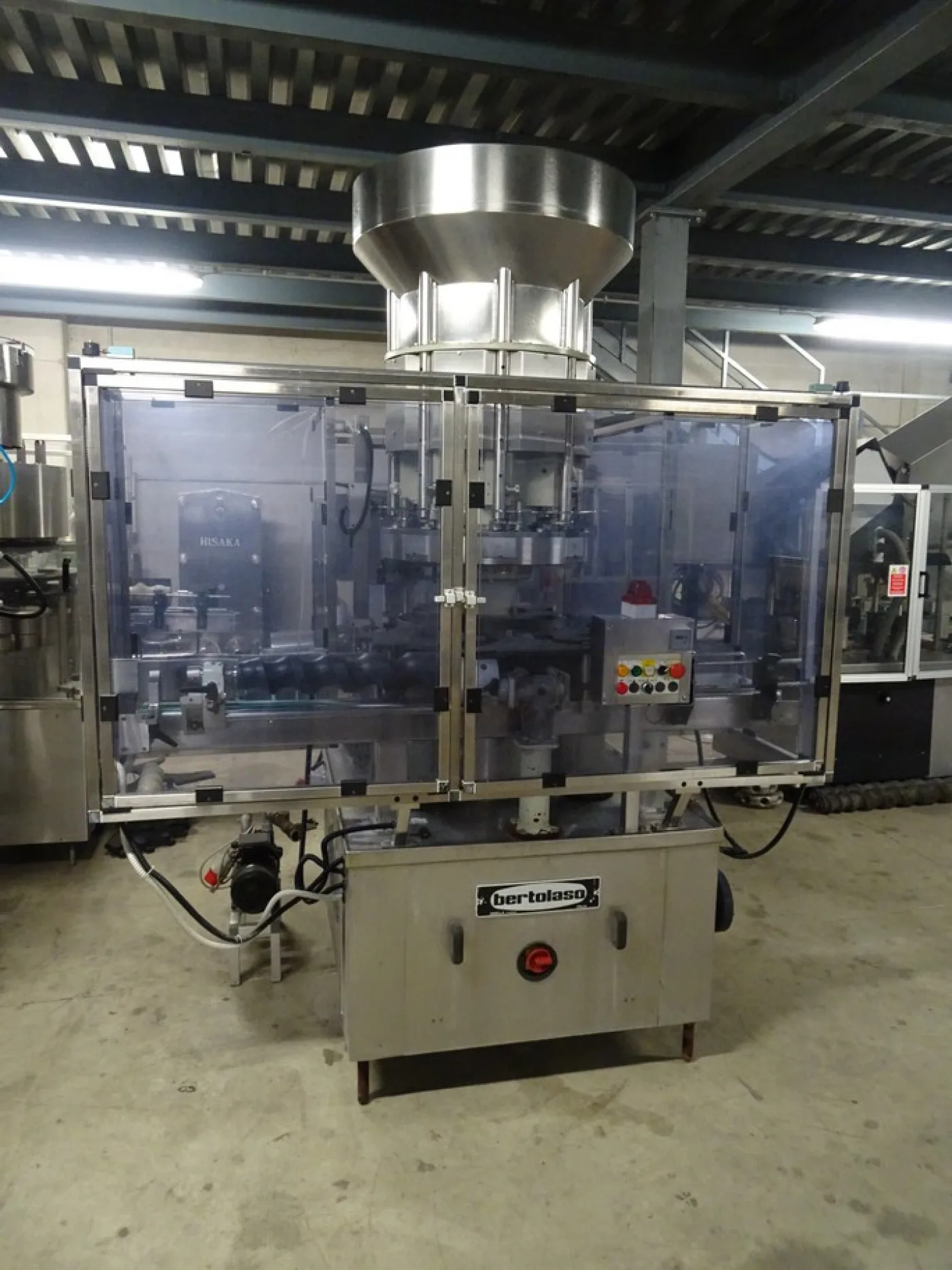 CORKING MACHINE FIRM BERTOLASO DELTA 408 WITH 8 HEADS FOR NATURAL CORK, SECOND-HAND MACHINE - 5