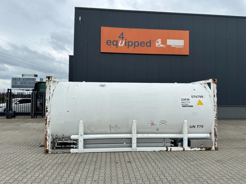 CERTIFIED 20FT CRYOGENIC T75 ISO Tank Container (19,060L / R11.7BN / 22KW / TESTS valid until: 12-2028