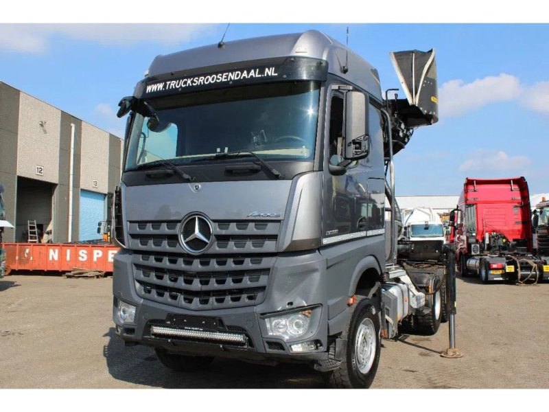 Mercedes-Benz Arocs 2858 + PALFINGER Z15 (2022) + 6X4 + FOREST/WOOD/METAL EDITION