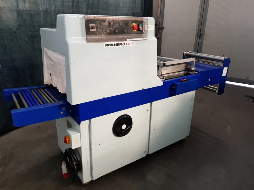 CONFEZIONATRICE ANGOLARE CON TUNNEL – SFERE EMBALLAGE – Mod. TL50.40SM