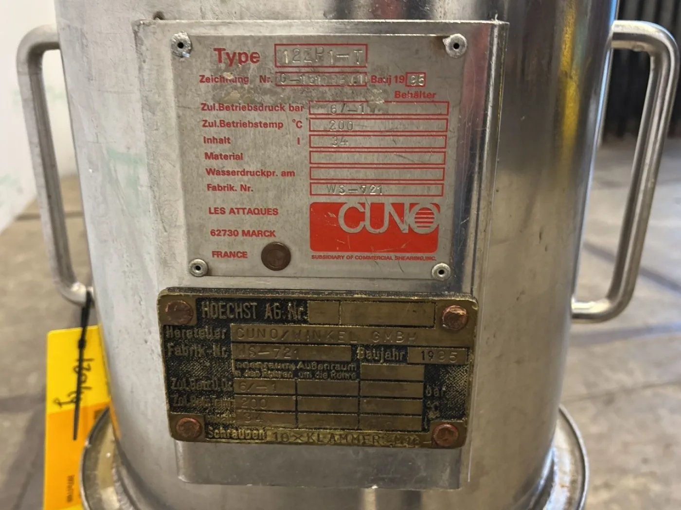 Cuno 12ZP-1-T — 0,44 m² - Candle filter - 3