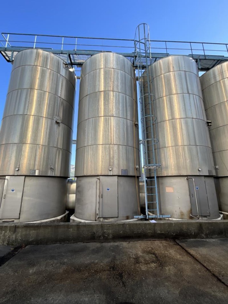 Chaudronnerie Tuyauterie Chaudronnerie Tuyauterie 34000 Litre Vertical Stainless Steel Storage Tank - T2