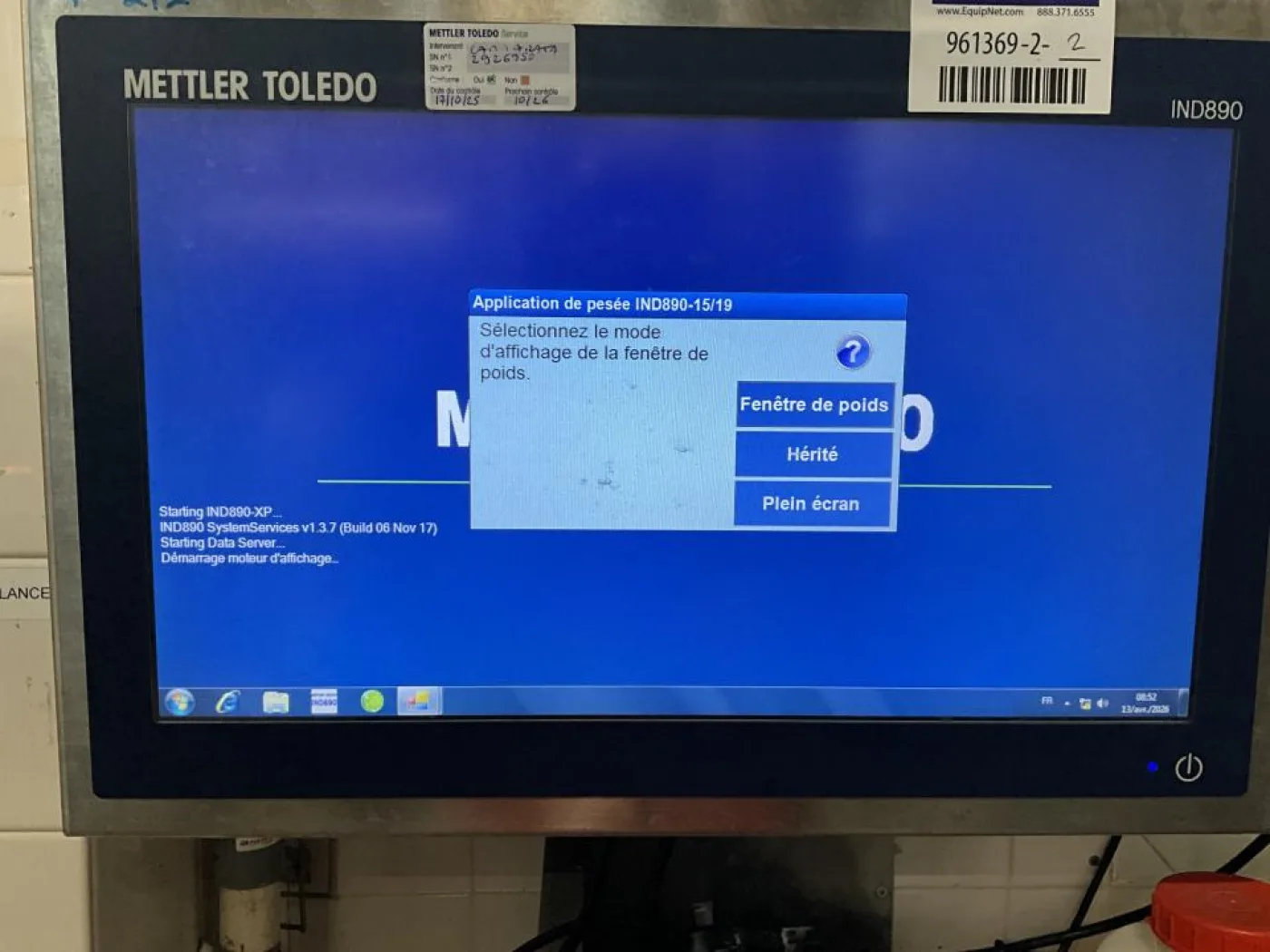 Mettler Toledo Mettler Toledo MB60S 60Kg Balance with IND890 HMI - 6