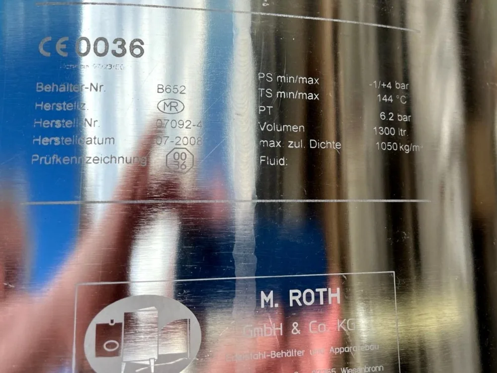 M.roth 1300 L - Stirring vessel