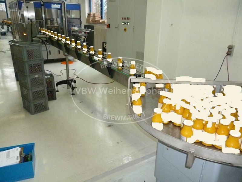 glass bottle filling plant