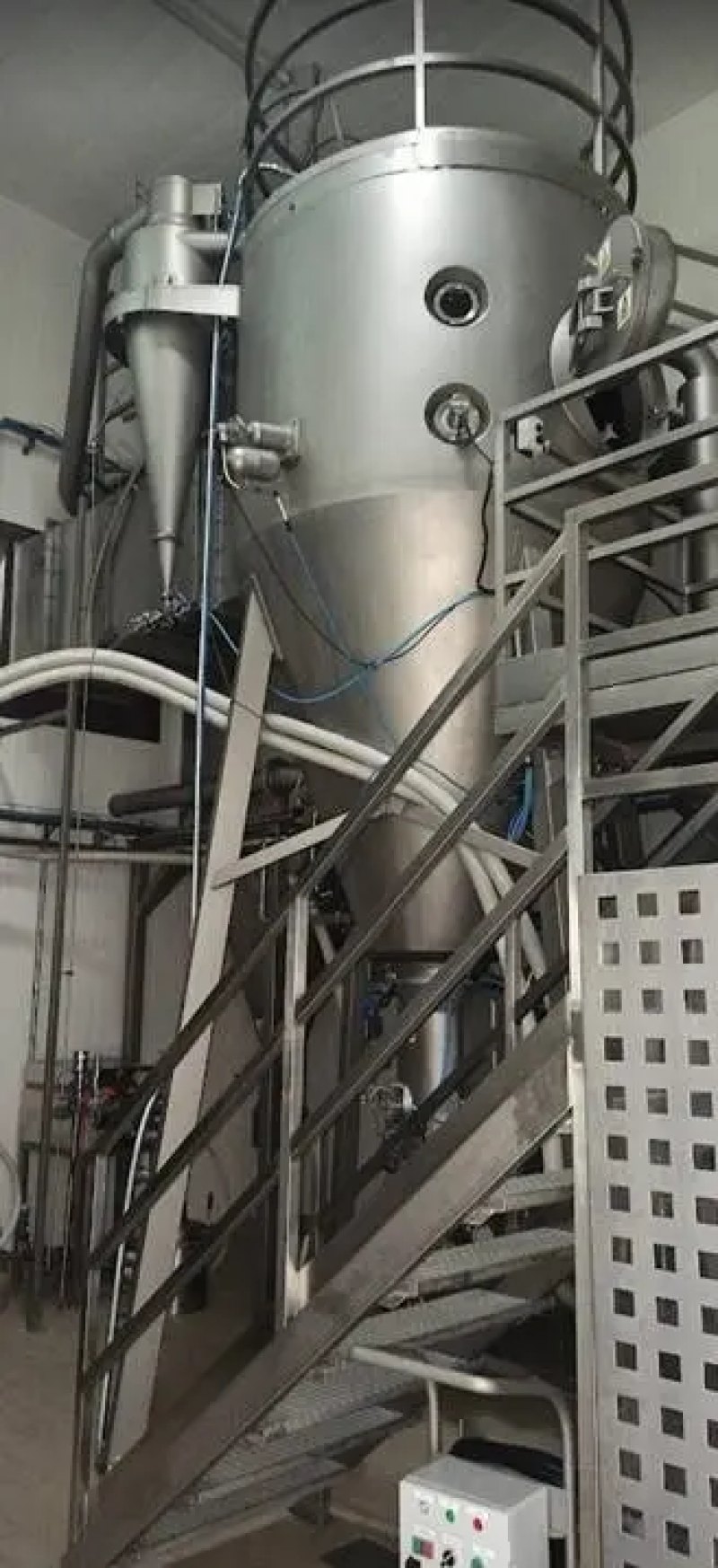 USED STAINLESS STEEL 316 22-36 KG-H SPRAY DRYER