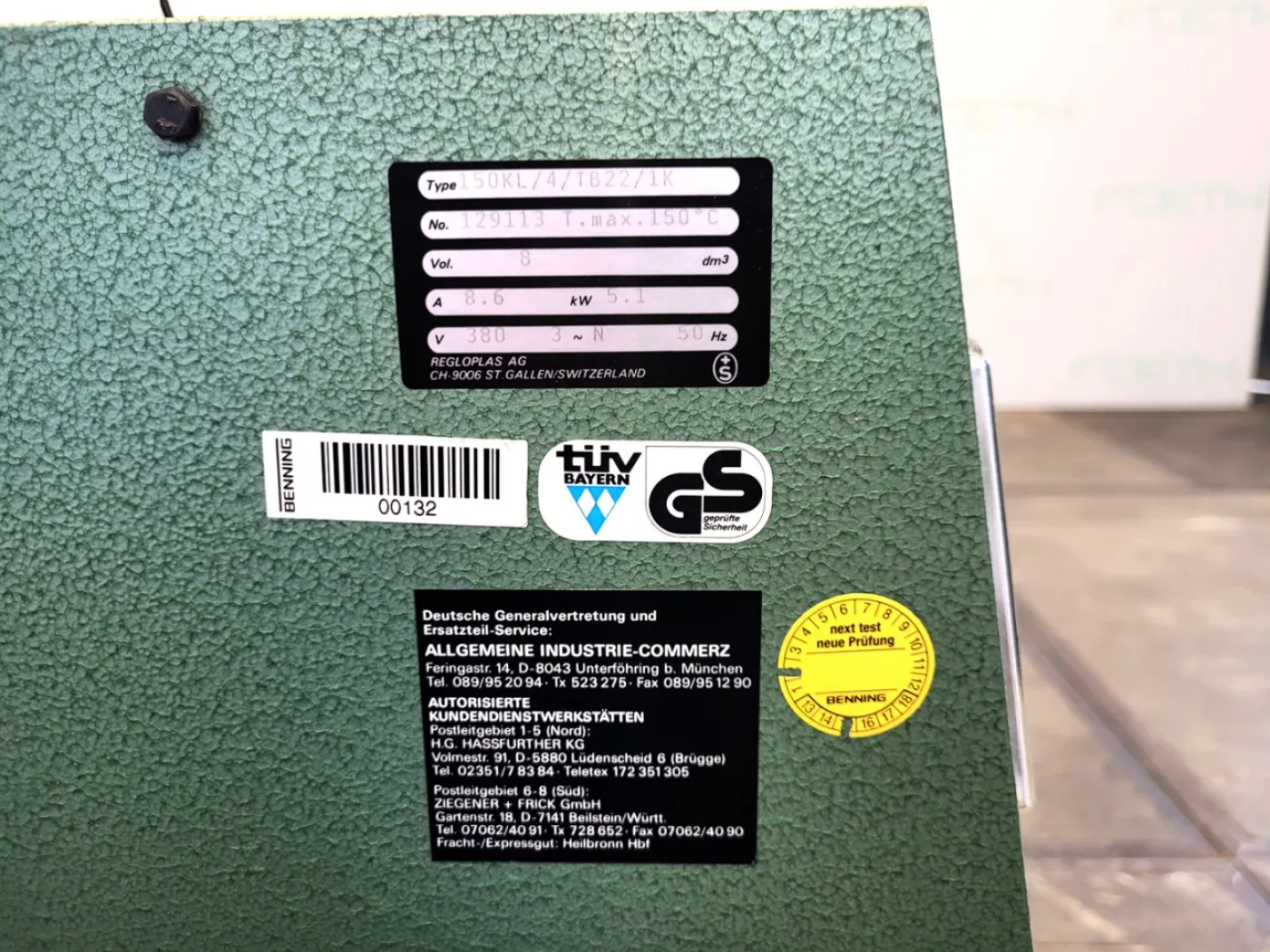 Regloplas 150-KL/4/TB22/1K - Temperature control unit - 2